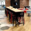 Property Guru - Paya Lebar Quarter | Product Seen: [Gum – PP + Tower Arm chair, Customised laminated table top + Cosson Table Base, Ichiyo 2–Seater Sofa & Alex Barchair – Mid Back]